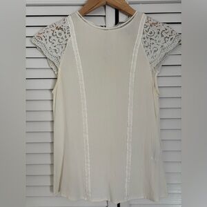 H&M Cream Lace Blouse